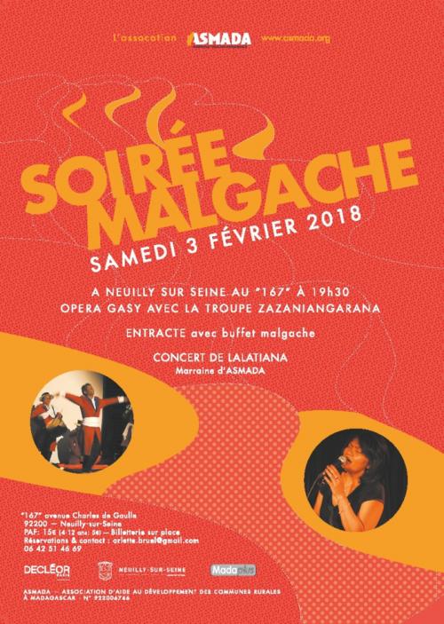Lalatiana &agrave; Paris 03 Fev 2018